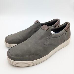 Nunn Bush Kore City Walk Moc Toe Slip-On Sneaker Charcoal Men's Size US10.5M